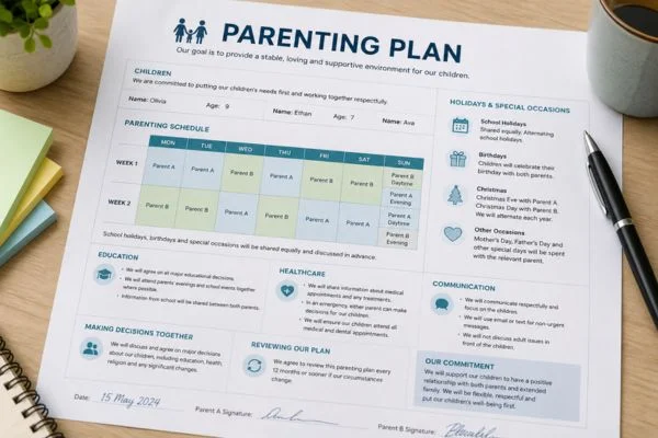 Understand parenting plans Shrewsbury